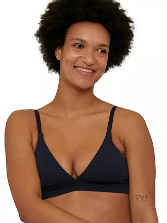 ORGANIC BASICS | Triangle BH gefüttert black | blau