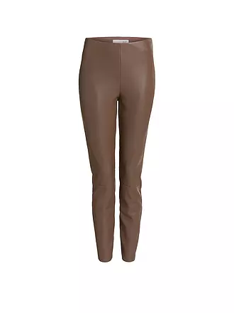 OUÍ | Hose in Lederoptik | braun