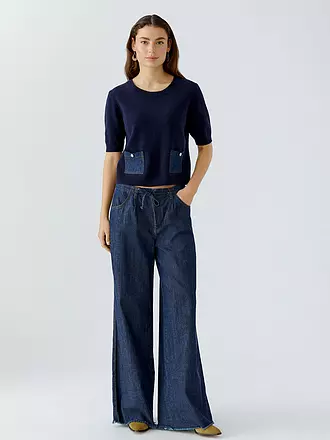 OUÍ | Jeans Wide Leg | dunkelblau