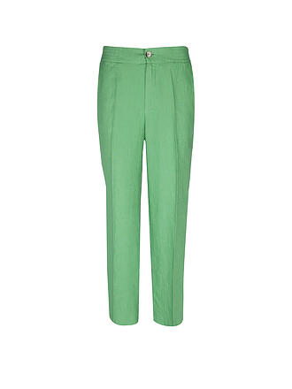 OUÍ | Leinenhose | grün