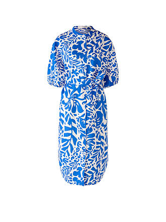 OUÍ | Leinenkleid | blau