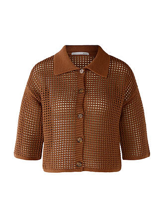 OUÍ | Strickjacke | braun