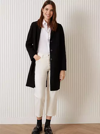 OUÍ | Wollmantel | creme