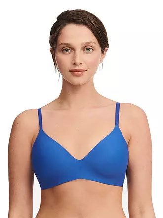 PASSIONATA | BH gefüttert ohne Bügel ROMANE schwarz | blau