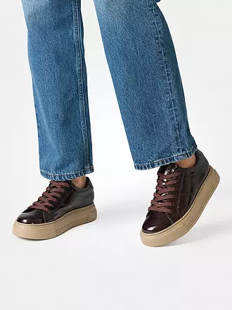 PAUL GREEN | Sneaker | dunkelrot