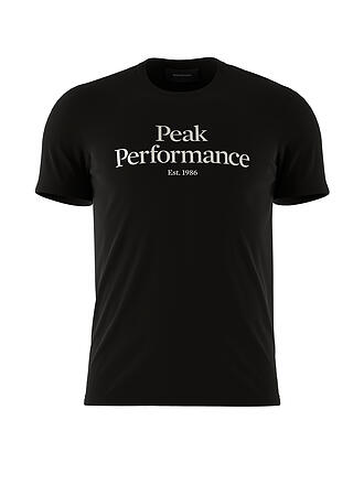 PEAK PERFORMANCE | T Shirt Slim Fit | schwarz