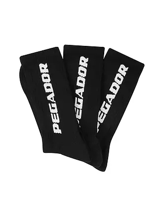 PEGADOR | Socken 3er Pkg. black/white | weiss