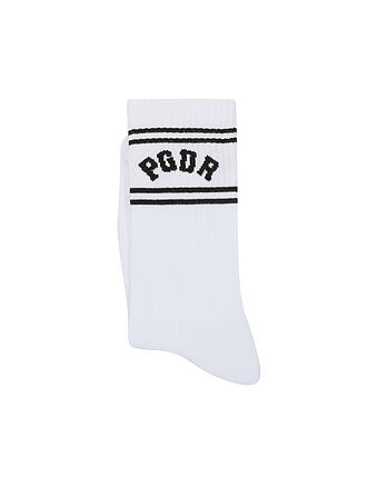 PEGADOR | Socken EARLES white black | weiss