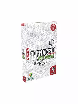 PEGASUS | MicroMacro: Crime City 2 – Full House (Edition Spielwiese) | keine Farbe