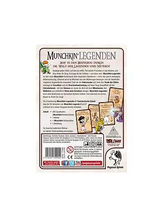 PEGASUS | Munchkin - Legenden 1 und 2 | keine Farbe