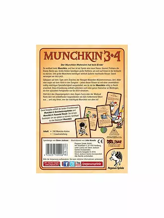 PEGASUS | Munchkin 3 und 4 | keine Farbe
