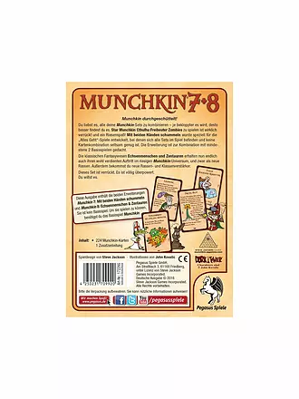 PEGASUS | Munchkin 7 und 8 | keine Farbe