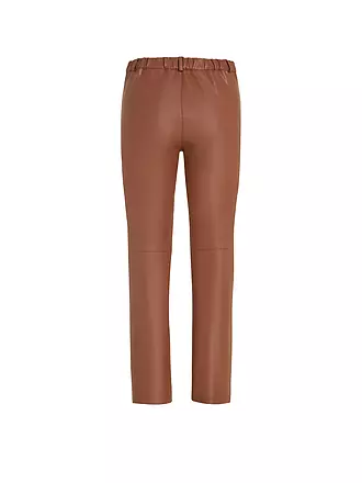 PENN&INK | Hose in Lederoptik | camel