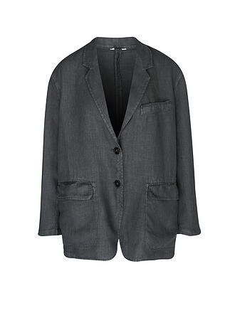 PENN&INK | Leinenblazer Oversized Fit | grau