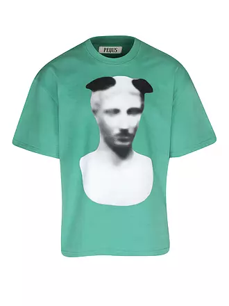 PEQUS | T-Shirt ARTIST GRAPHIC | grün
