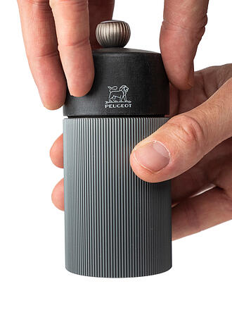 PEUGEOT | Manuelle Pfeffermühle  Line 12cm Carbon/Holz | grau