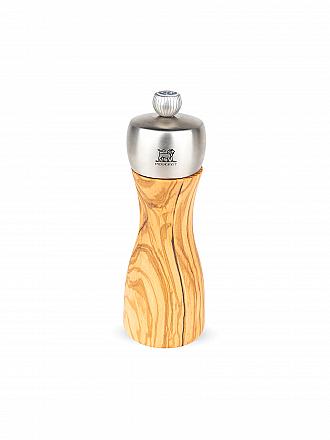 PEUGEOT | Salzmühle aus Olivenholz und Edelstahl 15 cm Fidji | braun