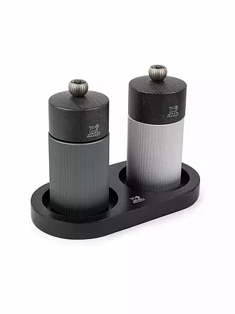 PEUGEOT | Untersetzer LINEA BAMBUS Schwarz/Bambus | hellbraun