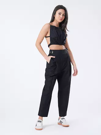 PHILLIP LIM | Top Cropped Fit | schwarz