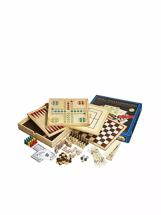 PHILOS | Spielesammlung aus Holz 10 | keine Farbe