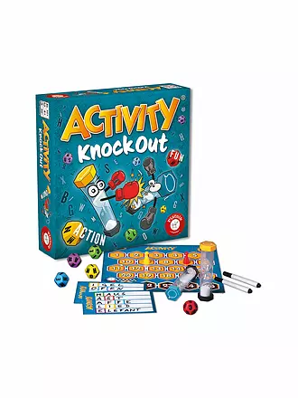 PIATNIK | Brettspiel - Activity Knock Out | keine Farbe