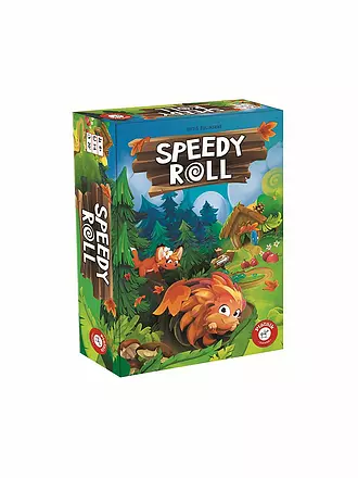 PIATNIK | Brettspiel - Speedy Roll | blau