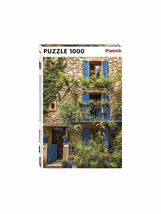PIATNIK | Puzzle - Blauer Balkon 1000 Teile | keine Farbe