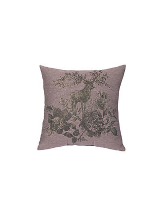 PICHLER | Jacquard Kissen gefüllt 33x33cm Prince Fjord | beere