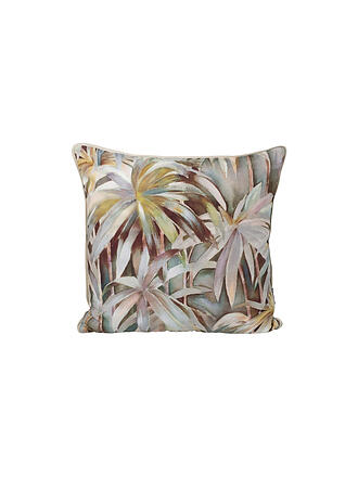 PICHLER | Kissenhülle 46x46cm PALMS Akoya | petrol