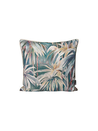 PICHLER | Kissenhülle 46x46cm PALMS Lagune | hellgrün