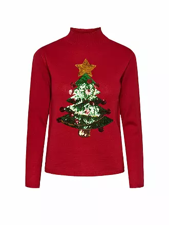 PIECES | Rollkragenpullover PCFIRA | rot