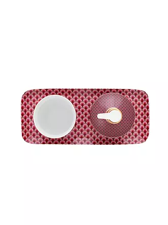 PIP STUDIO | Badaccessoires Set 3tlg Kyoto Festival Dark Pink | beere