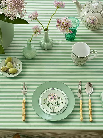 PIP STUDIO | Brotteller LILY & LOTUS 12cm Off White | hellgrün
