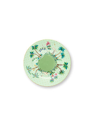 PIP STUDIO | Dessertteller 17cm  Jolie Dots Gold | hellgrün