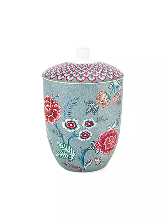 PIP STUDIO | Dose mit Deckel 1,5l FLOWER FESTIVAL Light Blue | 