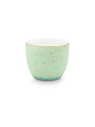 PIP STUDIO | Eierbecher 4,5cm  Jolie Dots Gold | hellgrün