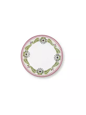PIP STUDIO | Frühstücksteller gross LILY & LOTUS 23cm Off White | hellgrün