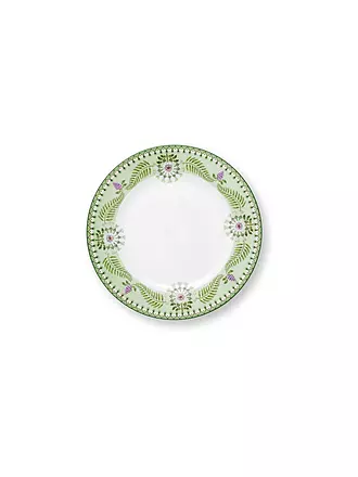 PIP STUDIO | Frühstücksteller gross LILY & LOTUS 23cm Off White | hellgrün