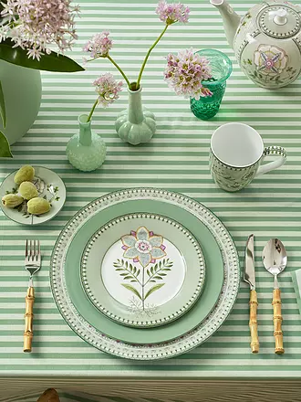 PIP STUDIO | Frühstücksteller klein LILY & LOTUS 21cm Light Green | lila