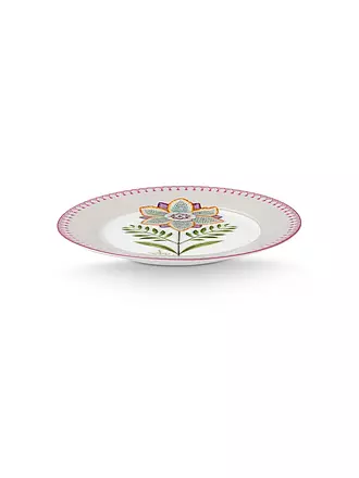 PIP STUDIO | Frühstücksteller klein LILY & LOTUS 21cm Off White | hellgrün