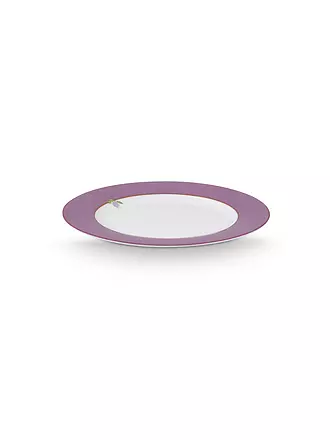 PIP STUDIO | Frühstücksteller klein LILY & LOTUS 21cm Uni Light Green | lila