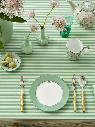 PIP STUDIO | Frühstücksteller klein LILY & LOTUS 21cm Uni Light Green | lila