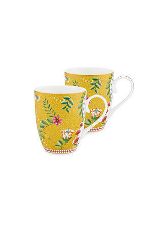 PIP STUDIO | Henkelbecher Set 2er Large LA MAJORELLE 350ml Gelb | gelb