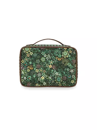 PIP STUDIO | Kosmetiktasche - Beauty Case TUTTI FIORI 27x19x10cm Pink | dunkelgrün