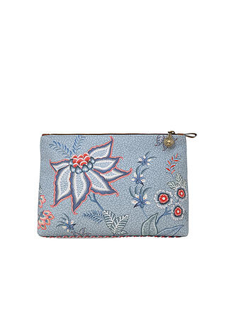 PIP STUDIO | Kosmetiktasche Flower Festival 26x18cm Light Blue | hellblau
