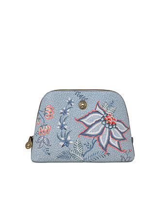 PIP STUDIO | Kosmetiktasche Flower Festival M Light Blue | hellblau