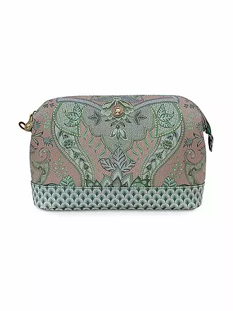 PIP STUDIO | Kosmetiktasche KYOTO FESTIVAL 26x18x 12cm dark pink | hellgrün