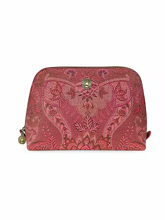 PIP STUDIO | Kosmetiktasche Triangle KYOTO FESTIVAL 17x16,5x8cm greem | beere