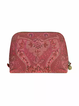 PIP STUDIO | Kosmetiktasche Triangle KYOTO FESTIVAL 17x16,5x8cm greem | beere