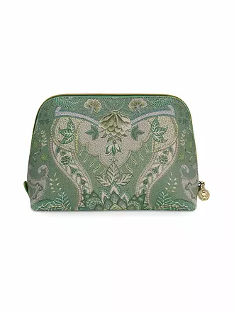 PIP STUDIO | Kosmetiktasche Triangle KYOTO FESTIVAL 17x16,5x8cm greem | blau